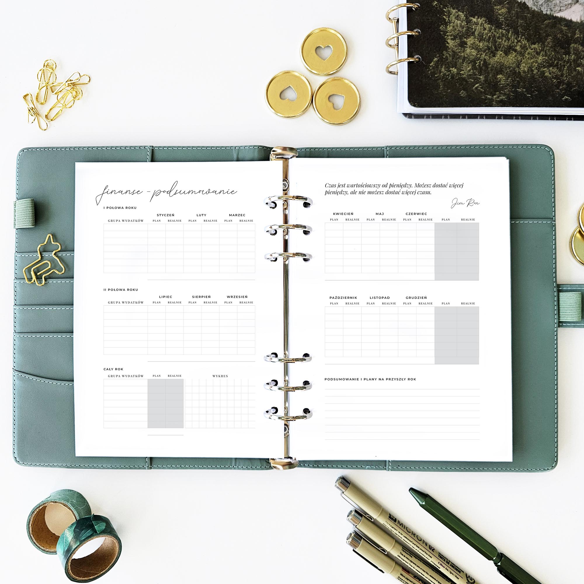 planer wydatków - planer finansów - planer budżetu