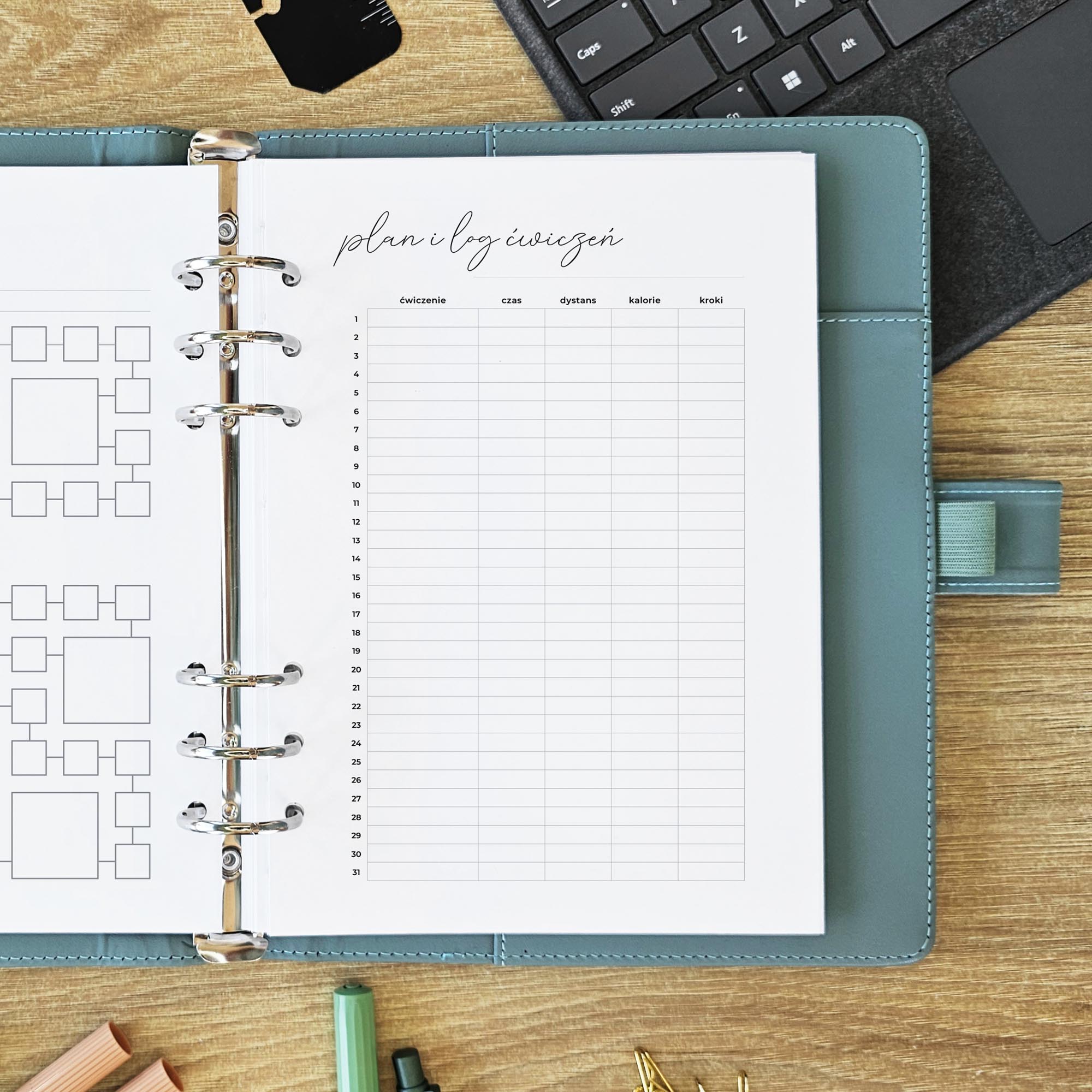 planer fitness - plan cwiczen