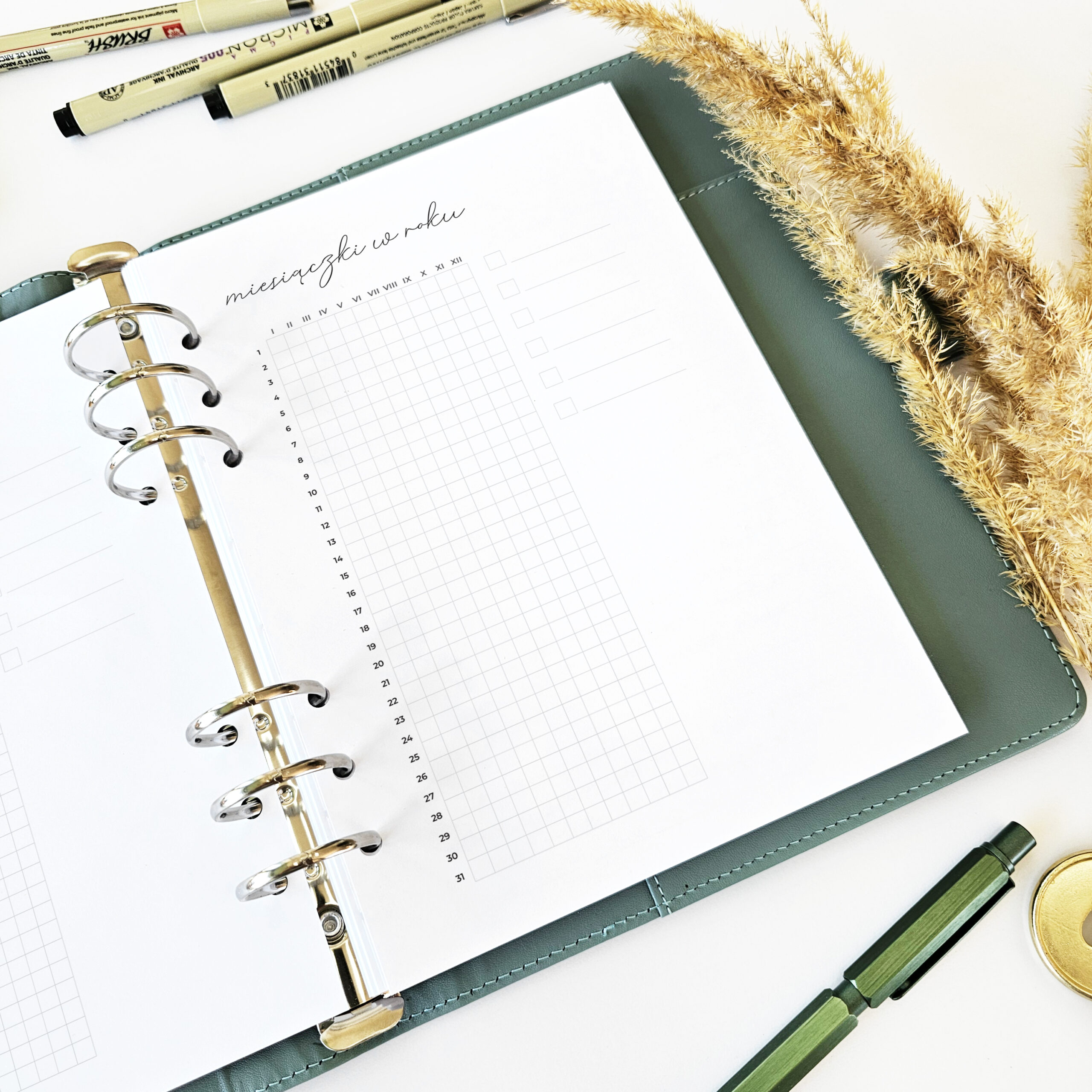 Planer miesiączki - tracker miesiączki - tracker okresu - minimalistyczny - 2 warianty - obrazek 3